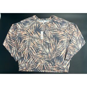 Sundry NWT Women's Long Sleeve Crew Neck‎ Sweatshirt Multi Color Size 2